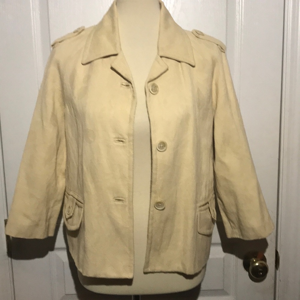Banana Republic jacquard blazer size M
